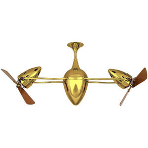 Ar Ruthiane Dual Rotational Ceiling Fan - Wood Blades - Image 11
