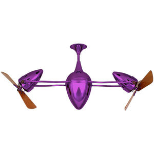 Ar Ruthiane Dual Rotational Ceiling Fan - Wood Blades - Image 20