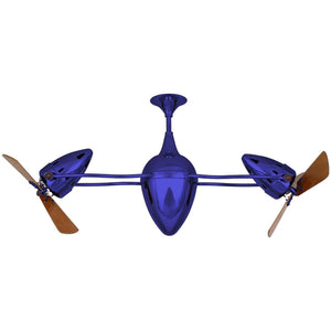 Ar Ruthiane Dual Rotational Ceiling Fan - Wood Blades - Image 10