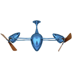 Ar Ruthiane Dual Rotational Ceiling Fan - Wood Blades - Image 13
