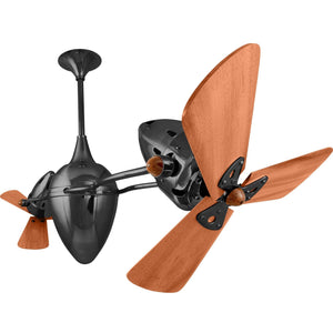 Ar Ruthiane Dual Rotational Ceiling Fan - Wood Blades - Image 17