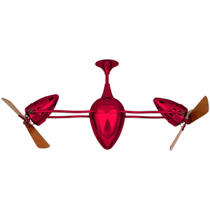Ar Ruthiane Dual Rotational Ceiling Fan - Wood Blades - Image 18