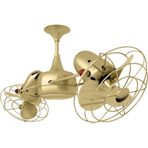 Duplo Dinamico Dual Ceiling Fan - Metal Blades - Image 18