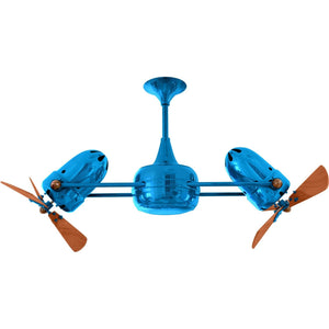 Duplo Dinamico Dual Ceiling Fan - Wood Blades - Image 23