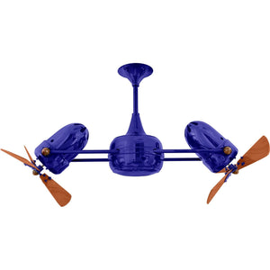 Duplo Dinamico Dual Ceiling Fan - Wood Blades - Image 24