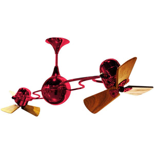 Italo Ventania Rotational Dual Ceiling Fan - Wood Blades - Image 9