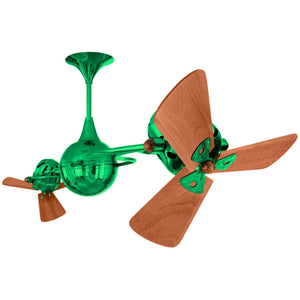 Italo Ventania Rotational Dual Ceiling Fan - Wood Blades - Image 21