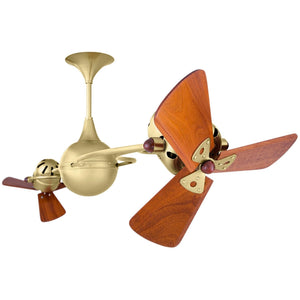 Italo Ventania Rotational Dual Ceiling Fan - Wood Blades - Image 11