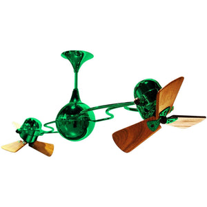 Italo Ventania Rotational Dual Ceiling Fan - Wood Blades - Image 7