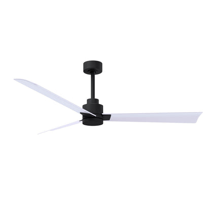 Alessandra 3 Blade Ceiling Fan - No Light - 56" / Matte Black / Matte White