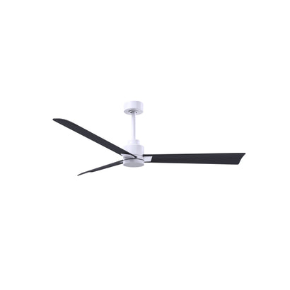 Alessandra 3 Blade Ceiling Fan - No Light - 56" / Matte White / Matte Black