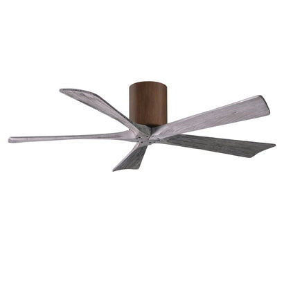 Irene 5 Blade Hugger Ceiling fan - 52" / Walnut Tone / Barnwood Tone