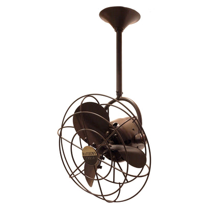 Bianca Direcional Ceiling Fan - Metal Blades - 13" / Bronzette
