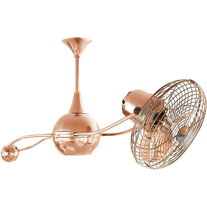 Brisa Rotational Ceiling Fan - Metal Blades - 39" / Polished Copper