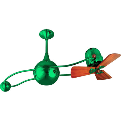 Brisa Rotational Ceiling Fan - Wood Blades - 40" / Green