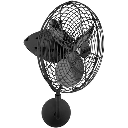 Bruna Parede Wall Fan - 13" / Matte Black