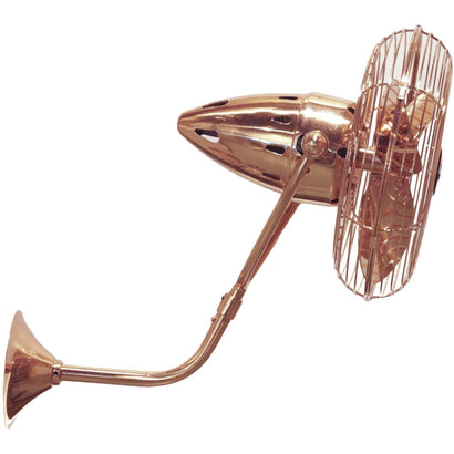 Bruna Parede Wall Fan - 13" / Polished Copper