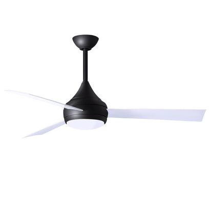 Donaire Ceiling Fan - Matte Black / Gloss White