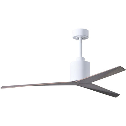 Eliza Paddle Fan - Gloss White / Old Oak Tone