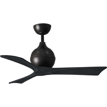 Irene 3 Blade Ceiling Fan - 42" / Matte Black / Matte Black