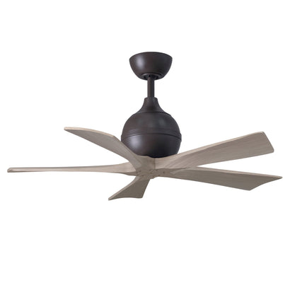 Irene 5 Blade Ceiling Fan - 42" / Textured Bronze / Gray Ash
