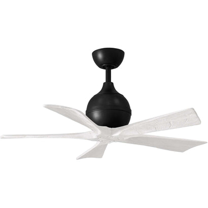 Irene 5 Blade Ceiling Fan - 42" / Matte Black / Matte White