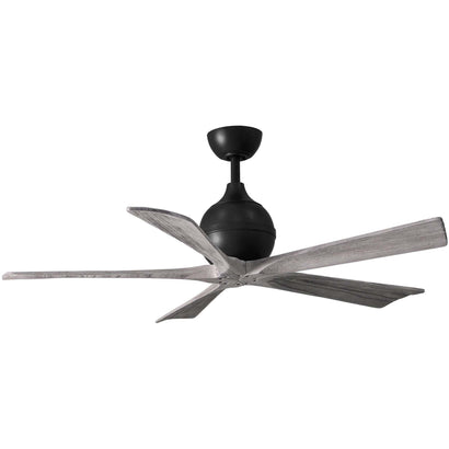 Irene 5 Blade Ceiling Fan - 52" / Matte Black / Barnwood Tone