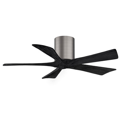 Irene 5 Blade Hugger Ceiling fan - 42" / Brushed Pewter / Matte Black