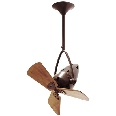 Jarold Direcional Ceiling Fan - Wood Blades - Bronzette