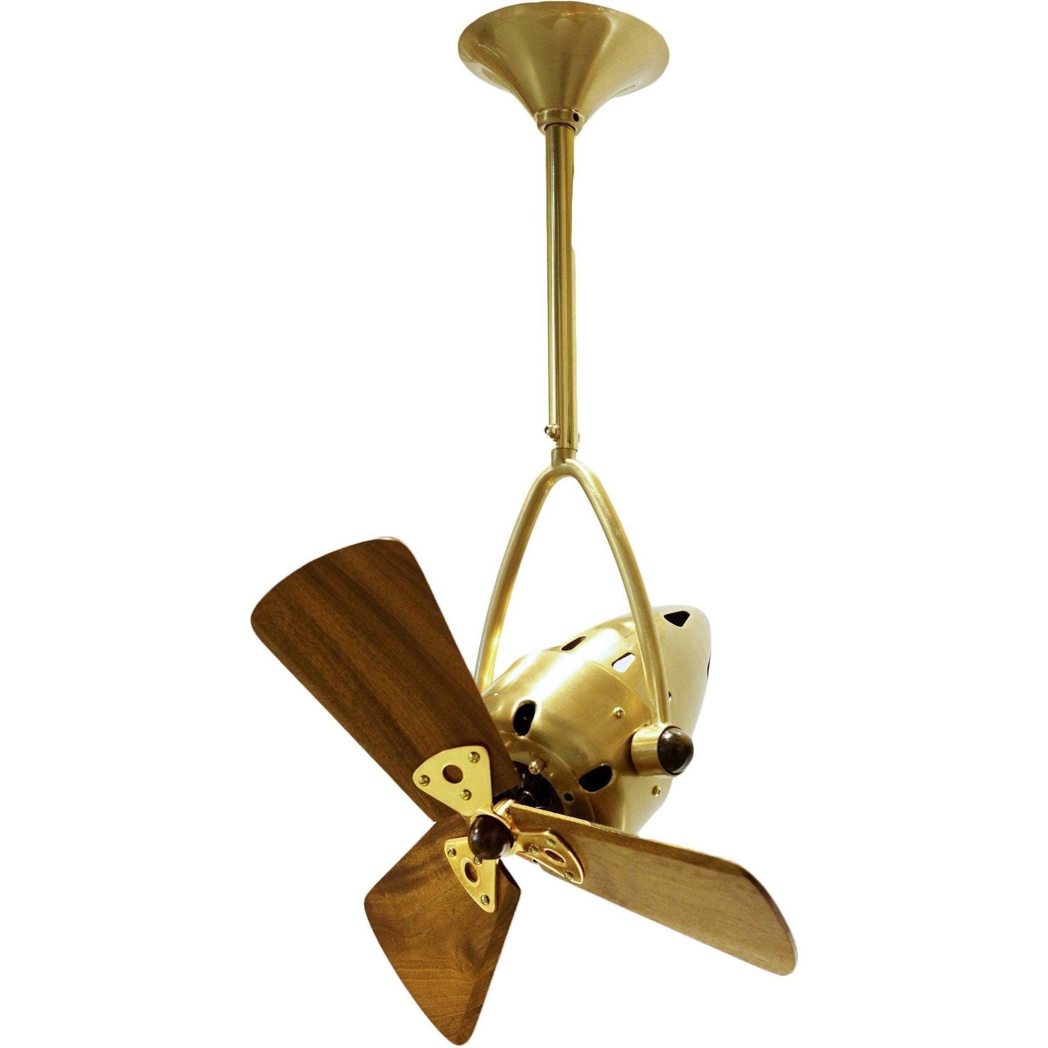 Jarold Direcional Ceiling Fan - Wood Blades - Image 1