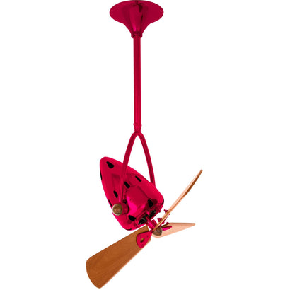 Jarold Direcional Ceiling Fan - Wood Blades - Rubi