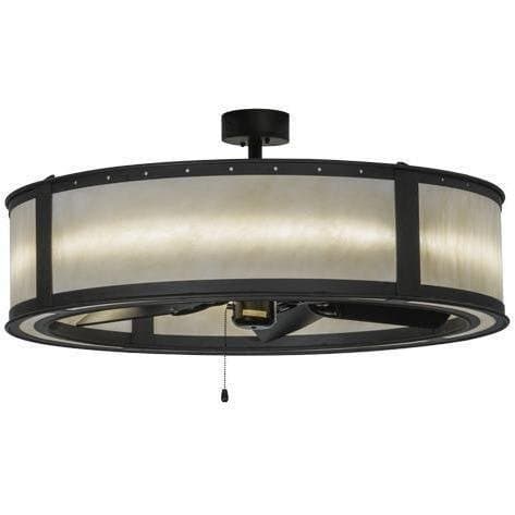 Meyda Tiffany 36.5"W Smythe Craftsman Chandel-Air Ceiling Fan - 143992 - Image 1