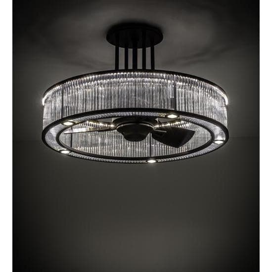 Meyda Tiffany 36"W Marquee Gural Chandel-Air Ceiling Fan - 165931 - Image 1