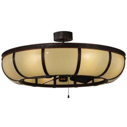 Meyda Tiffany 44.25"W Prime Dome Chandel-Air Ceiling Fan - 127988