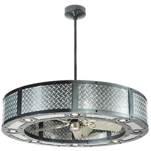 Meyda Tiffany 44"W Diamond Turbine Chandel-Air Ceiling Fan - 110039 - Image 1