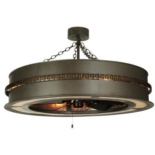 Meyda Tiffany 44"W Golden Forge Chandel-Air Ceiling Fan - 110044 - Image 1