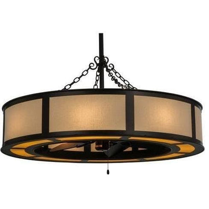 Meyda Tiffany 44"W Maplewood Chandel-Air Ceiling Fan - 146241