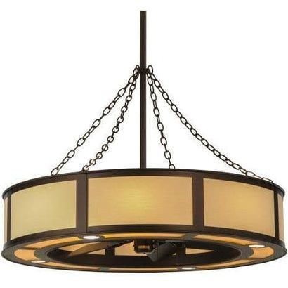 Meyda Tiffany 44"W Maplewood Chandel-Air Ceiling Fan - 149154