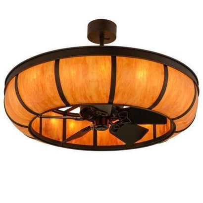 Meyda Tiffany 44"W Prime Dome Chandel-Air Ceiling Fan - 156466