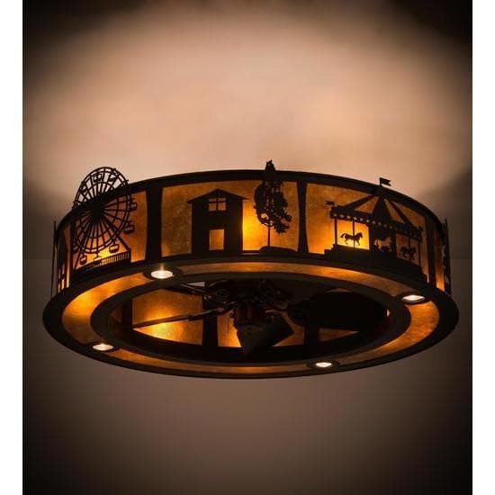 Meyda Tiffany 45"W County Fair Chandel-Air Ceiling Fan - 180079 - Image 1