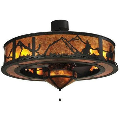 Meyda Tiffany 45"W Duke Chandel-Air Ceiling Fan - 134833