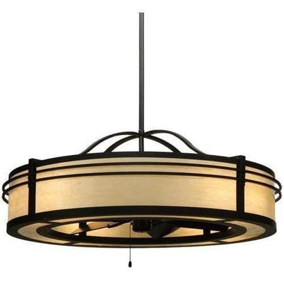 Meyda Tiffany 45"W Sargent Chandel-Air Ceiling Fan - 124450