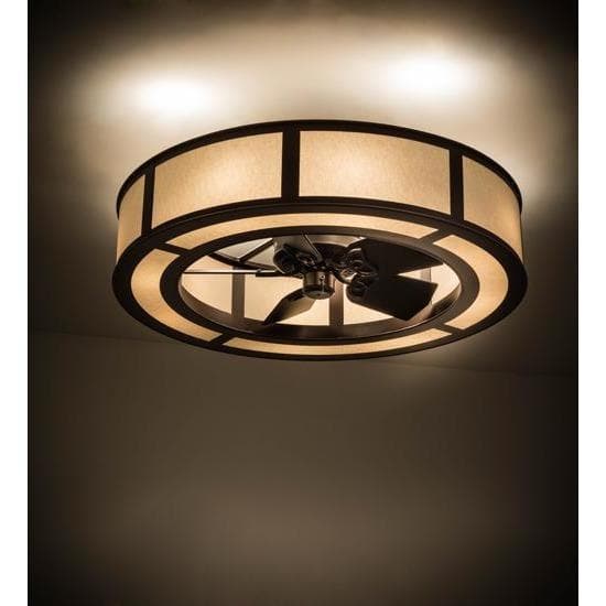 Meyda Tiffany 45"W Smythe Craftsman Chandel-Air Ceiling Fan - 179421 - Image 1