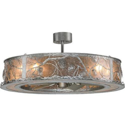 Meyda Tiffany 45"W Whispering Pines Chandel-Air Ceiling Fan - 164988