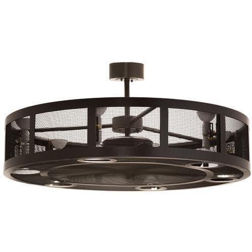 Meyda Tiffany 48"W Paloma Golpe Chandel-Air Ceiling Fan - 160093 - Image 1