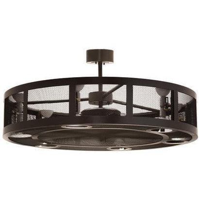 Meyda Tiffany 48"W Paloma Golpe Chandel-Air Ceiling Fan - 160093