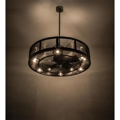 Meyda Tiffany 48"W Paloma Golpe Chandel-Air Ceiling Fan - 165184