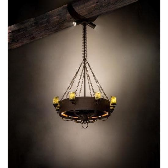 Meyda Tiffany 54"W Parnella Chandel-Air Ceiling Fan - 186779 - Image 1