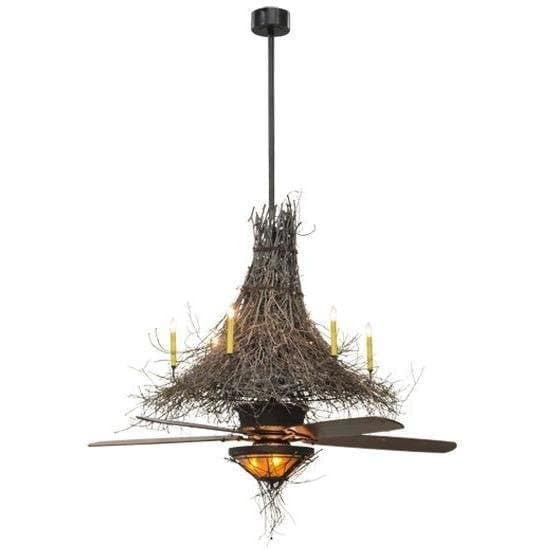 Meyda Tiffany 68"W Twigs Chandel-Air Ceiling Fan - 151790 - Image 1