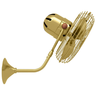 Michelle Parede Wall Fan - Brushed Brass